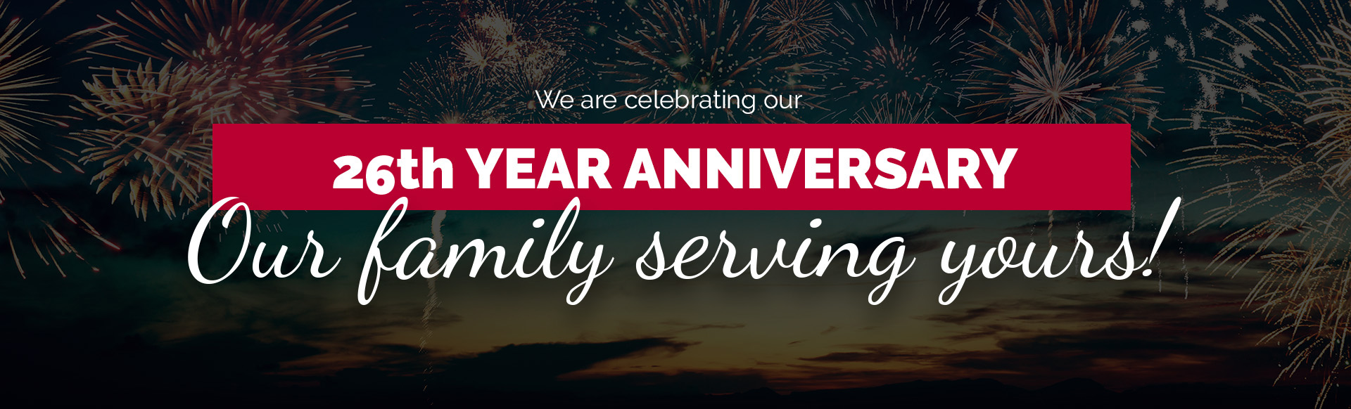 26th Year Anniversary! | Allbrand Auto Service